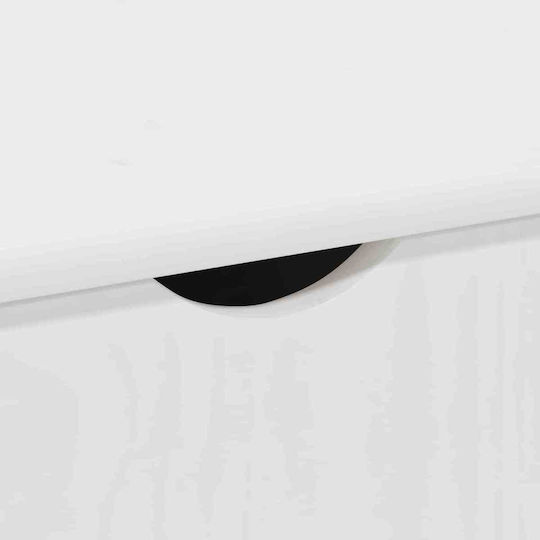 Büroaufbewahrungsschrank aus Massivholz Natürlich 100x39x65,5cm