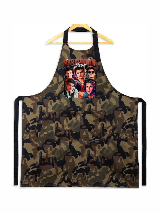 Koupakoupa Steve Harrington Ποδιά Κουζίνας Πράσινη 31.5x20cm KP_33204_apron-army