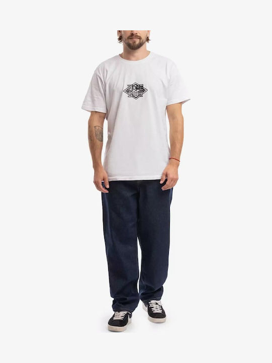 X-tra Мъжко Джинсово Панталон Скъсен Loose Baggy Кройка Индиго