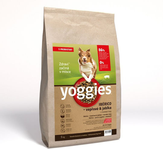 Dry Dog Food Iberian Pork Apples & Probiotics Cold Pressed Yoggies Mini 5 Kg