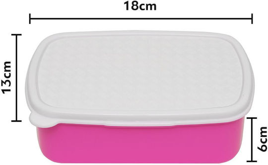 Koupakoupa Huntr X K-pop Girl Group Plastic Kids' Food Container K-POP Demon Hunters Thermal Pink 18 x 13 x 6cm
