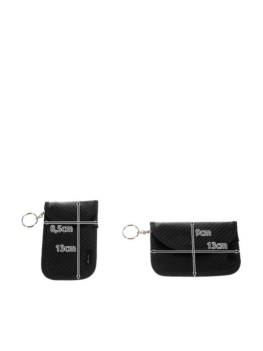 Set Portofel Barbatesc Negru