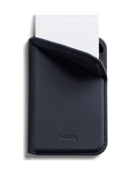 Leather Men's Card Wallet Gold