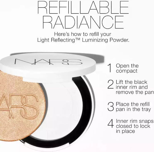 Highlighters Nachfüllung Nars Lichtreflektierendes Puder Luminizer Schatten Himmlisch Gewicht G 6