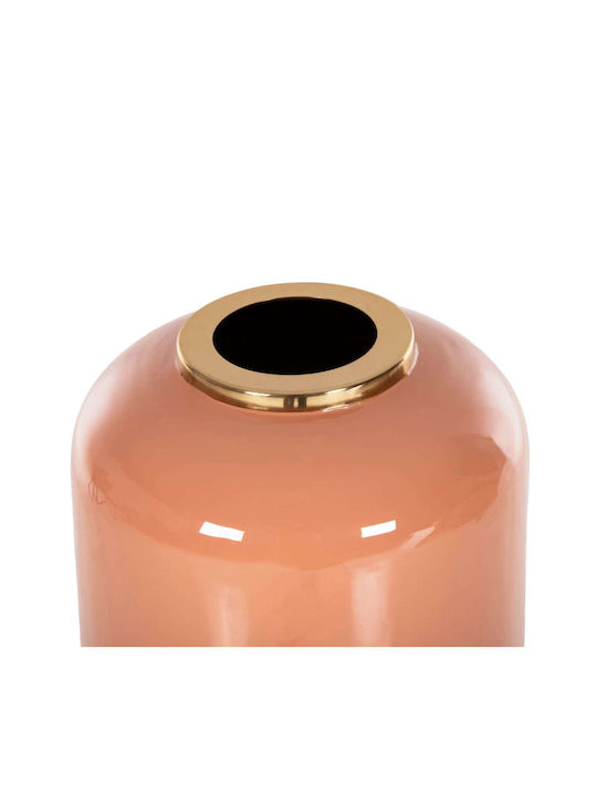 Dekorative Bodenvase Metallisch Orange
