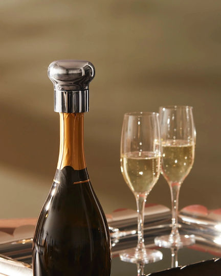 Alessi Noe Weinverschluss Champagner Edelstahl Chrom F5,5x6