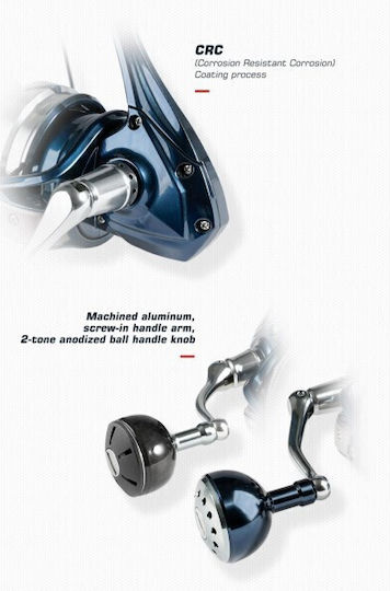 Noeby Μηχανισμός Ψαρέματος για Spinning / Surf Casting / Eging / Καθετή / Jigging / Συρτή / Slow Jigging