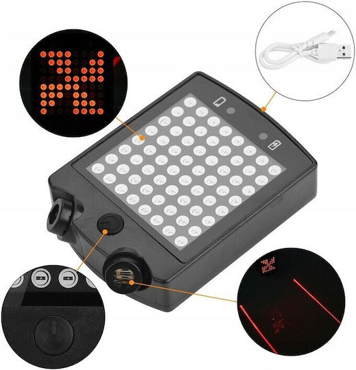 ZW1L103QWS Set Reîncărcabil de Lumini pentru Bicicletă