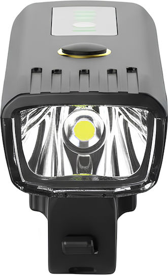 Avizar Far Led Bicicletă 350 Lumeni Reîncărcabil Senzor de Lumină Negru