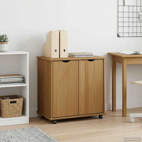 Floor Cabinet Brown 100x39x65.5cm