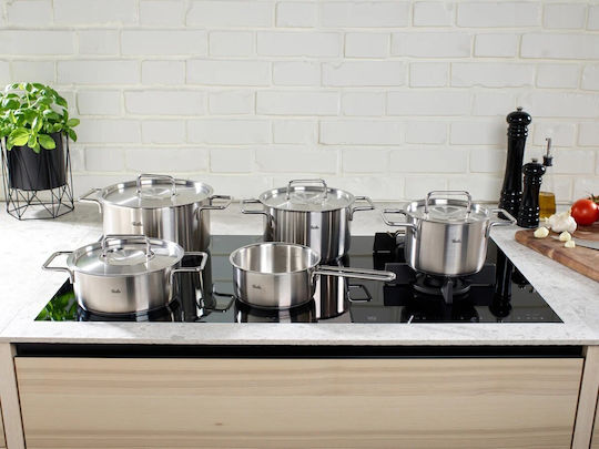 Fissler Pure Collection Σετ Κατσαρόλες από Ανοξείδωτο Ατσάλι 5τμχ