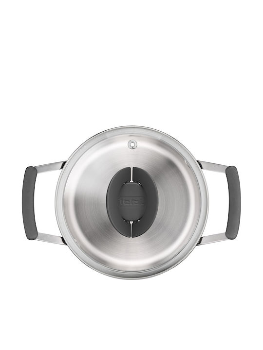 Tefal Domotti Töpfe Set aus Rostfreiem Stahl mit Antihaftbeschichtung 8 Teile