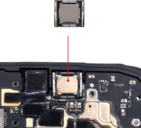 Clappio Compatible Speaker Redmi 15c Poco C85 4g Earpiece Calls Notifications Black