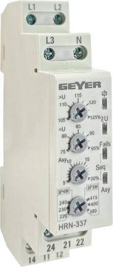 Geyer Dreiphasig Spannungsüberwachungssystem HRN-337