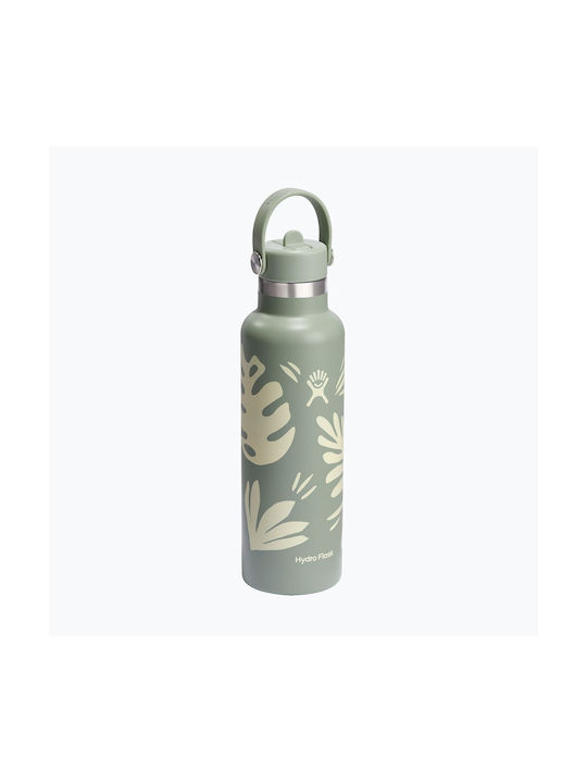 Hydro Flask Water Bottle Stainless Steel 620ml Green