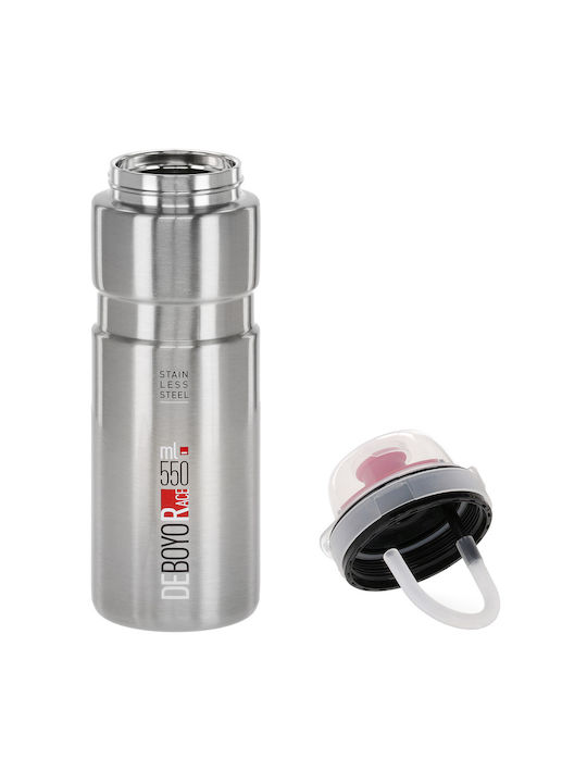 Elite Wasserflasche Kunststoff Radfahren 550ml Rote