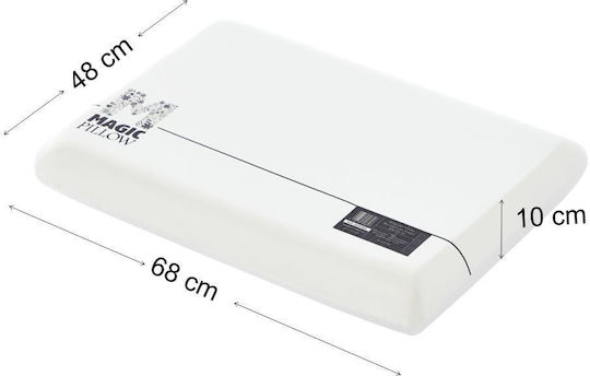 Memory Foam Ανατομικό 48x68x10cm Memory Foam Ανατομικό 48x68x10cm