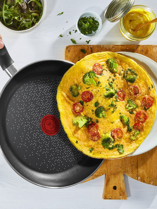 Tefal Only Cook Σετ Τηγάνια από Αλουμίνιο 3τμχ