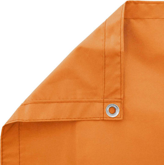 vidaXL Rectangular Shade Divider Orange 1x2x2m