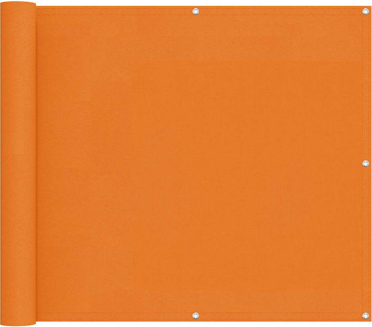 vidaXL Rectangular Shade Divider Orange 1x2x2m