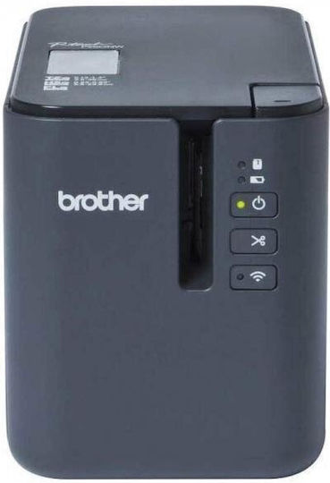 Imprimantă termică directă Brother 360dpi Pt-p950nw Viteză de imprimare 60mm/s Lățime maximă de imprimare 36mm Conectivitate Usb Rețea Serial Wifi Etichetă cod de bare Da Ștampilă verde 3.5 Ron "ptp950nwyj1"