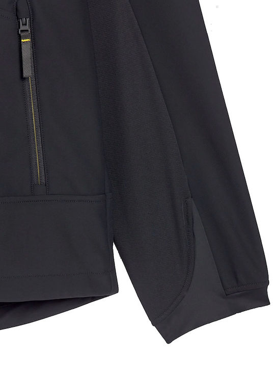 Utility Diadora Работно Яке Softshell с Поларена Подплата и с Качулка Черно