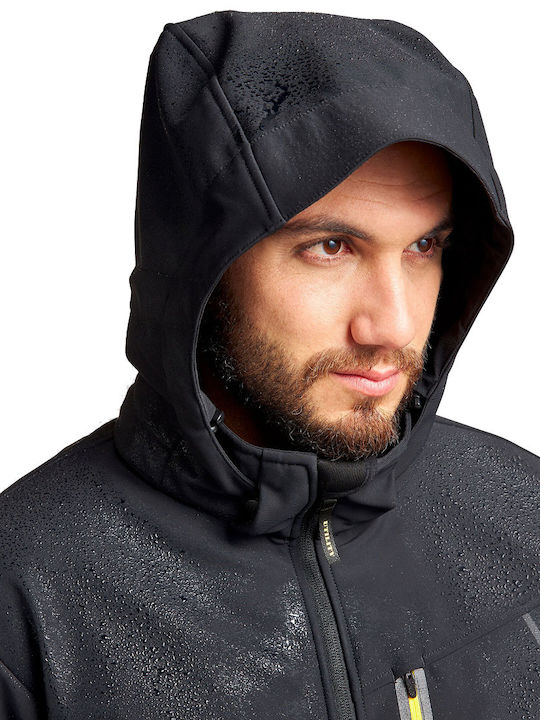 Utility Diadora Работно Яке Softshell с Поларена Подплата и с Качулка Черно