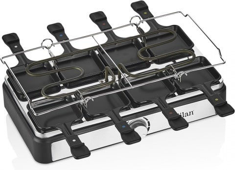 Zilan Tabletop Grătar Electric Raclette Aluminiu Grătar 1400W
