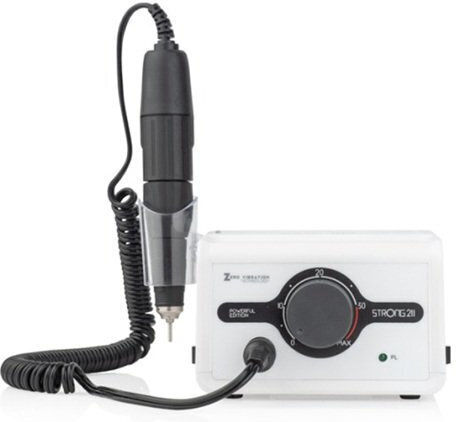 Saeshin Strong 211 Nail Drill Power 65W White with Pedal with 35000 Rotations per Minute