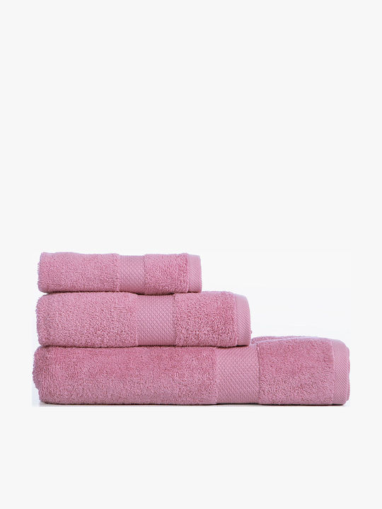 Nef-Nef Homeware Gesichtstuch Delight 50x90cm Rosa Herstellerfarbe 500g/m²