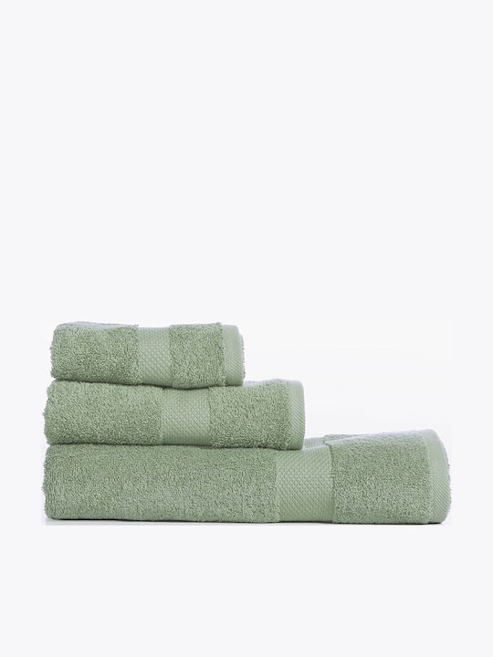 Nef-Nef Homeware Кърпа за Ръце Delight 30x50см Зелен Тегло 500гр/м²
