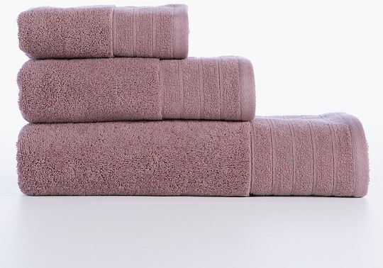 Nef-Nef Homeware Gesichtstuch Fresh 50x90cm Mauve Gewicht 550gr/m²