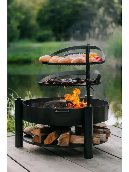 CookKing Τζάκι Εξωτερικού Χώρου Μεταλλικό Μαύρο