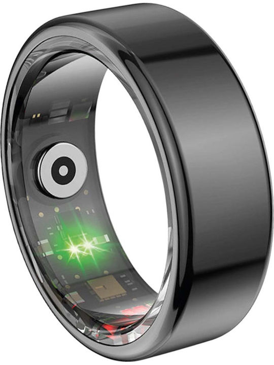 Avizar Connected Ring Size 8 Titan Model Charging Case Black