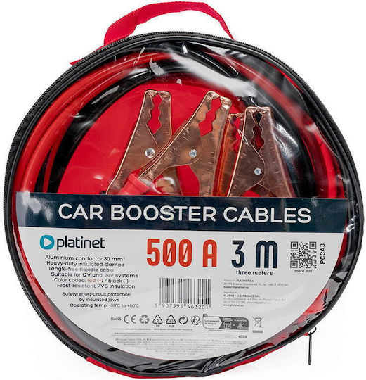 Platinet Crocodile Clamp Power Cable 500a 3m
