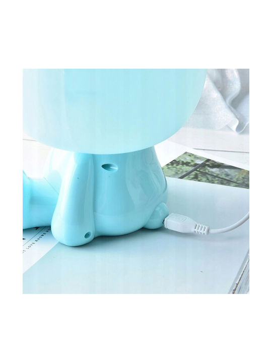 LED Kinder Tischlampe Berührung Blau 30.5x20cm