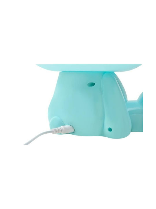 LED Kinder Tischlampe Berührung Blau 30.5x20cm