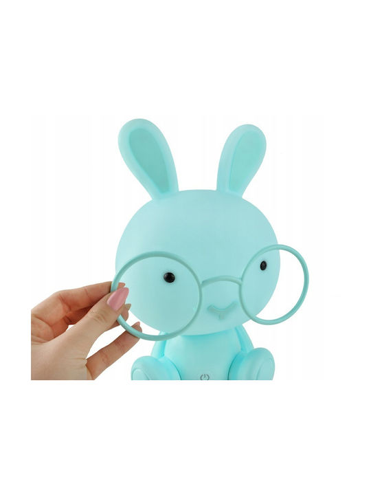 LED Kinder Tischlampe Berührung Blau 30.5x20cm