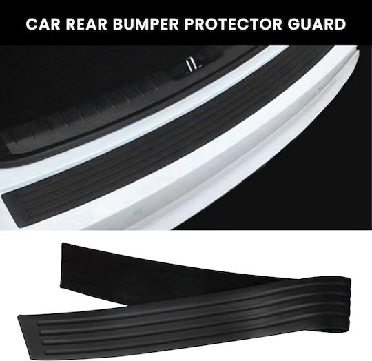 Flexible Protective Strip Car Rear Bumper Silicone 104x8 Cm 6 Mm Thick Black