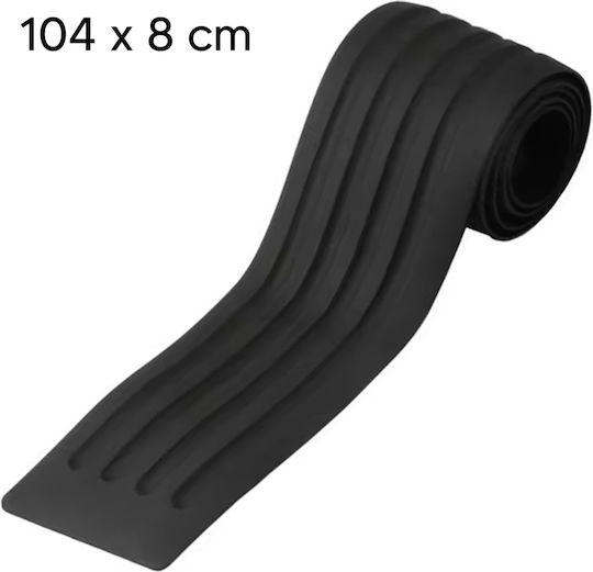 Flexible Protective Strip Car Rear Bumper Silicone 104x8 Cm 6 Mm Thick Black