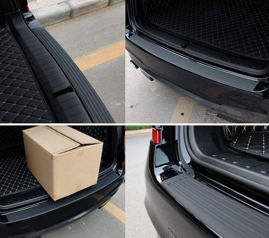 Flexible Protective Strip Car Rear Bumper Silicone 104x8 Cm 6 Mm Thick Black