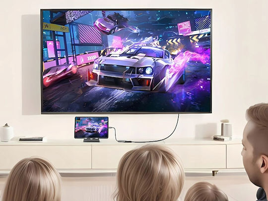Convertor USB-C / HDMI Masculin la HDMI / USB-C Feminin Gri 1 Bucată ZK16343QWS6