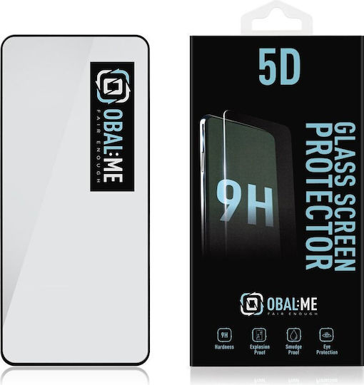 Obal:Me 2.5D 0.4mm Tempered Glass Μαύρο (Motorola G84)