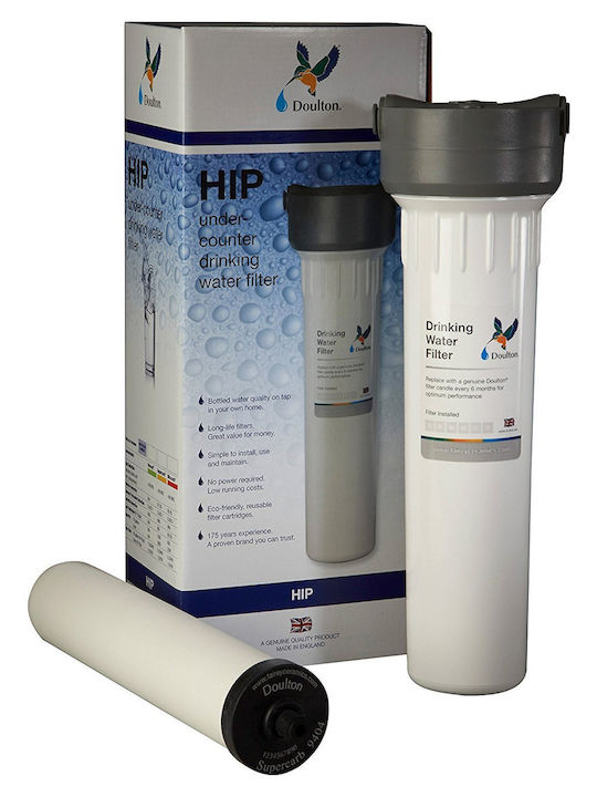 Doulton Water Filter Cartridge Under Sink 10" Hip 1 μm