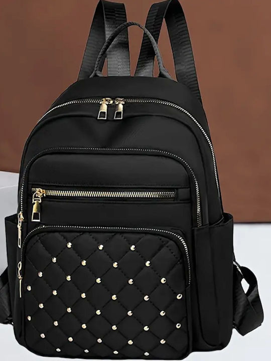 Leather Women's Backpack Gold