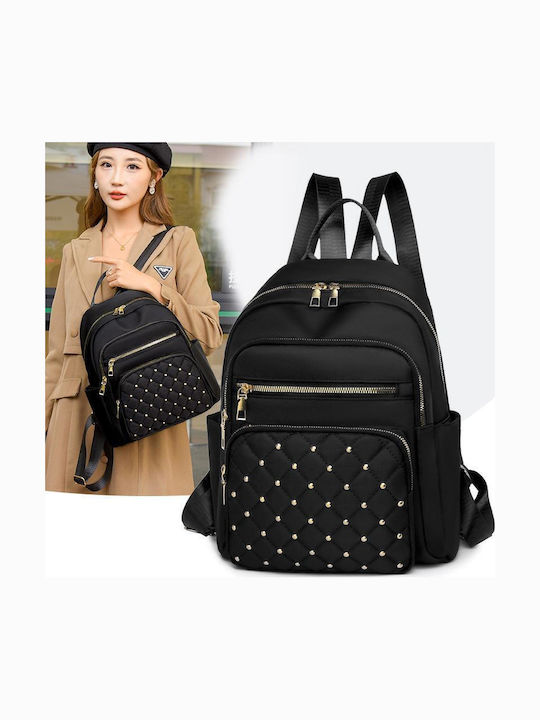 Leather Women's Backpack Gold