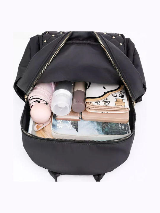 Leather Women's Backpack Gold