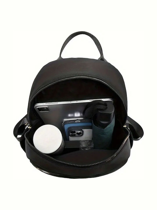 Leather Women's Backpack Gold