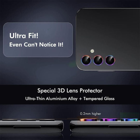 Enkay Temperiertes Glas Kameraschutz Silber Für Samsung Galaxy A37 5G