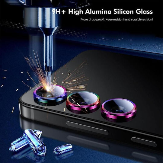 Enkay Handy-Kameraschutz Gehärtetes Glas Rosa für das Samsung Galaxy A37 5G